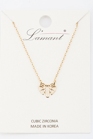 Elephant Charm Necklace 6BAC10